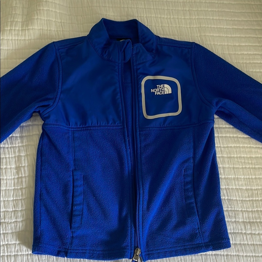 The North Face Blue Fleece Jacket kid size 6T
